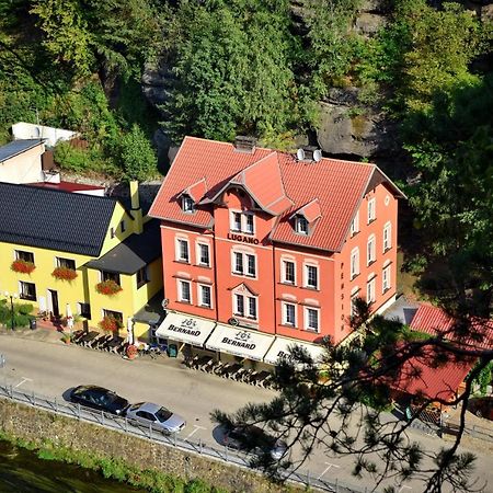 Pension-Restaurace Lugano Hřensko Dış mekan fotoğraf