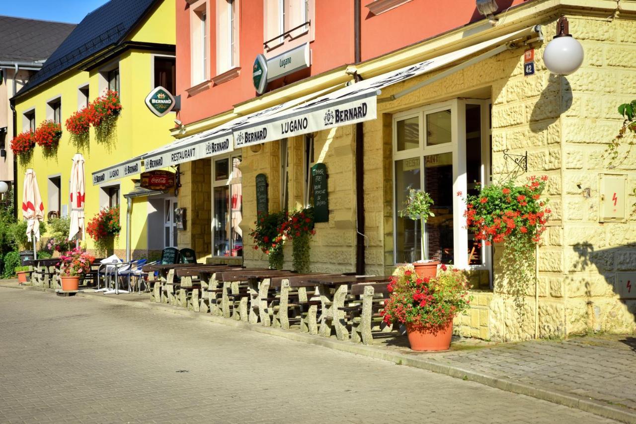 Pension-Restaurace Lugano Hřensko Dış mekan fotoğraf