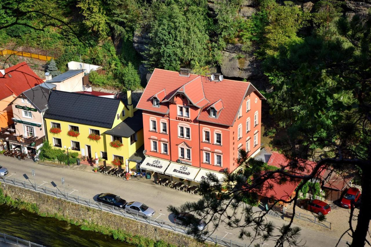 Pension-Restaurace Lugano Hřensko Dış mekan fotoğraf